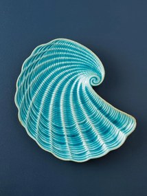 Tavita servire din ceramica, Aqua Shell