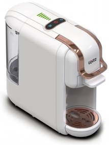 Espressor cafea macinata si capsule 8in1 Oliver Voltz OV51171M8R, 1450W, 19 bar, Alb/Auriu