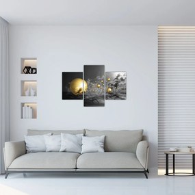 Tabloul bilelor în ocru (90x60 cm)