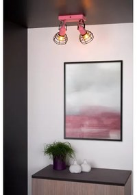 Spot Lucide 08927/02/66 POLA 2xE27/60W/230V roz