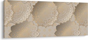 Tablou - Mandale în tonuri aurii (120x50 cm)