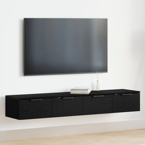 vidaXL Cabițe 2 piese Stejar negru 68x30x20 cm Lemn prelucrat