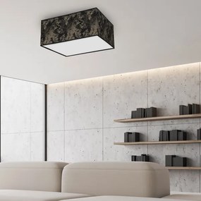 Plafonieră SATINO 2xE27/60W/230V neagră/aurie