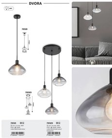 Lustra cu 3 pendule design modern Dvora