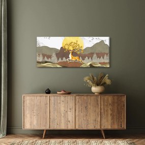 Tablou cu cerb (120x50 cm)