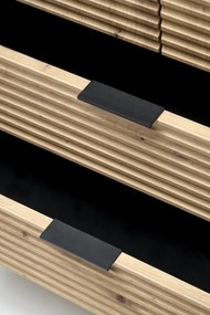 Dulap Murano S-1 stejar artizan/negru