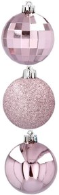 Globuri de Crăciun pentru brad 5cm 24buc Pink
