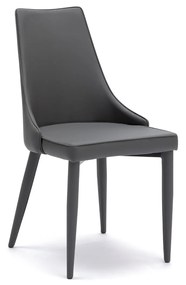 STONES Scaun din piele ecologică 46cm X 46cm H. 91cm | Aosom Romania