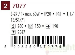 Aplica de perete rustica Petronel 7077 RX