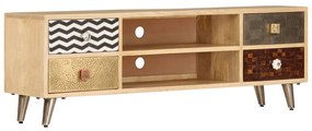 vidaXL Comodă TV, 120 x 30 x 40 cm, lemn masiv de mango