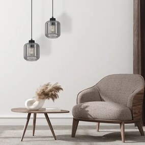 Lustră pe cablu SOMBRA 1xE27/60W/230V gri