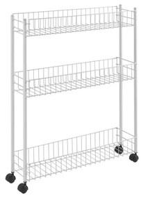 Raft metalic cu roți Metaltex Fino