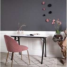 Set 2 scaune dining House Nordic Geneve, roz