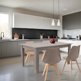 Set de masă Lola 4+1 bej-stejar York