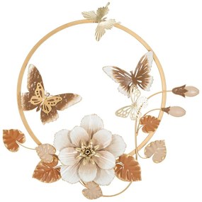 Decorațiune de perete din metal 58x63,5 cm Rouns – Mauro Ferretti