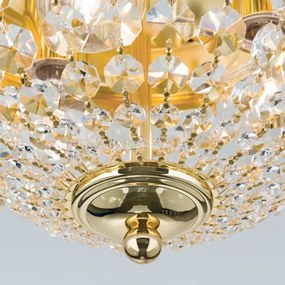 Plafonieră de cristal Orion DLU 1840/35 PLAFOND 3xE27/40W/230V d. 35 cm auriu