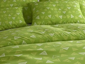 Lenjerie de pat din microfibra TREVA verde Dimensiune lenjerie de pat: 70 x 90 cm | 140 x 220 cm
