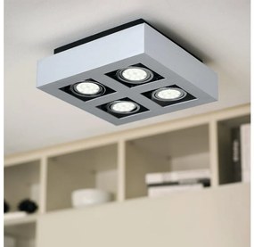 Plafonieră LED Eglo 91355 LOKE 1 4xGU10-LED/5W/230V