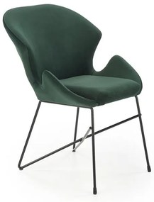 Scaun K458 catifea Verde – H82 cm