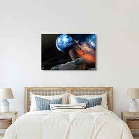 Tablou planetei în cosmos (90x60 cm)