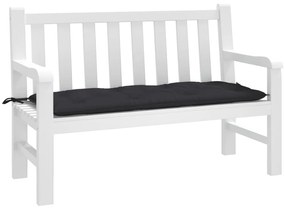 vidaXL Pernă bancă de grădină, negru, 120x50x7 cm, material oxford