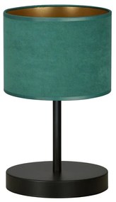 Veioza, lampa de masa design modern Hilde negru, verde