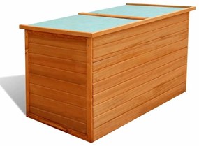 vidaXL Ladă de depozitare de grădină, 126 x 72 x 72 cm, lemn