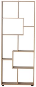 HomCom biblioteca moderna, 8 rafturi 70x24x178 cm, maro | AOSOM RO