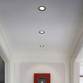 Immax NEO 07296L - Spot LED încastrat, reglabil, downlight, 12W, 230V, Wi-Fi, Ø 12 cm, negru