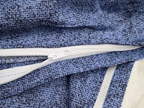Lenjerie de pat din bumbac Renforce BLUE LINE albastru Dimensiune lenjerie de pat: 70 x 90 cm | 140 x 200 cm