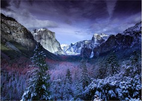Tablou pe sticlă - Yosemite, USA (70x50 cm)