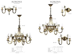 Jupiter 277 - KO 6 - Lustra KORONA 6xE14/40W/230V