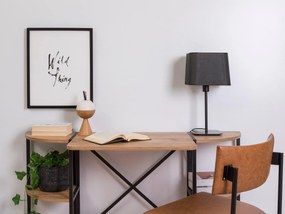 Masă de scris Kusime (pin atlantic + negru) . 1094968