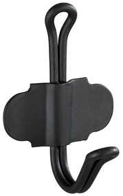 Cârlig autoadeziv pentru perete Wenko Nostalgia, negru