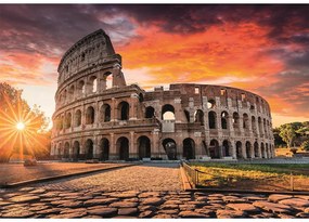 Orașe Colosseum Sunset Puzzle Roma 1000 piese Clementoni