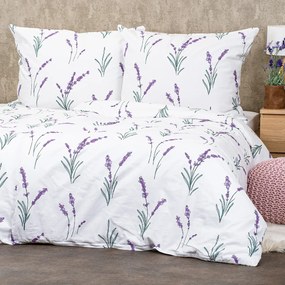 Lenjerie de pat din bumbac 4Home Lavender, 140 x 220 cm, 70 x 90 cm