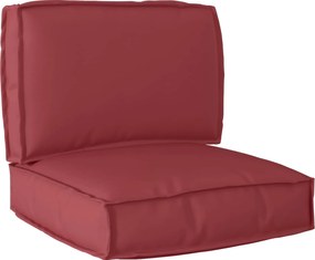 vidaXL Set de perne pentru palet 2 pcs Roșu Vin Material Oxford