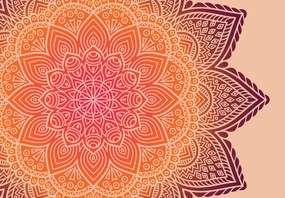 Fototapet - Mandala, culori deschise (147x102 cm)