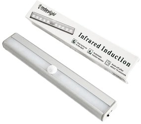 Corp de iluminat LED cu senzor de miscare, reincarcabil, lumina rece