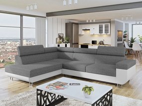 Colțar în formă de U cu tetiere reglabile Jelara (S) (piele ecologică soft 017 + lux 05). Promo -17%. 1051141