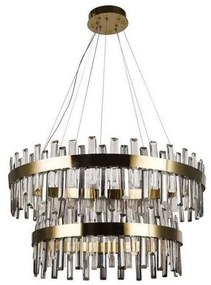 Lustră LED de cristal dimabilă pe cablu LED/190W/230V + telecomandă