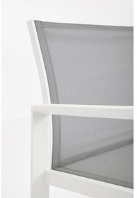 Set mobilier de grădină alb din aluminiu pentru 4 persoane Kallen – Bizzotto