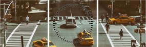 Tablou - New York (cu ceas) (90x30 cm)