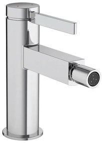 Baterie bideu, Hansgrohe, Finoris, cu ventil push-open, crom