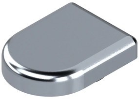 Capac semioval pentru balama BLUM, crom lucios, 06317794