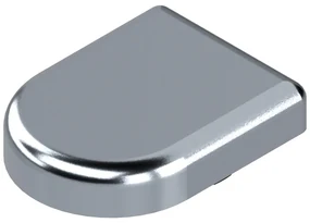 Capac semioval pentru balama BLUM, crom lucios, 06317794