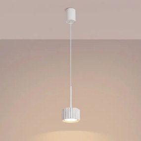 Sollux SL.2676 - Lustru suspendat pe cablu AURA 1xGX53/10W/230V alb