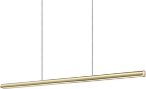 Ideal Lux - Lustră suspendată pe cablu DORICA LED dimabilă, 35W/230V, CRI 90, 140 cm, alamă