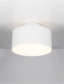 Spot aplicat, Plafoniera LED Ozen alb, 14cm