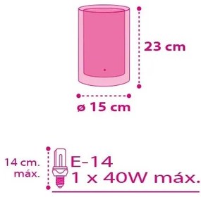 Dalber 41181 - Lampă de birou CUORE 1xE14/40W/230V